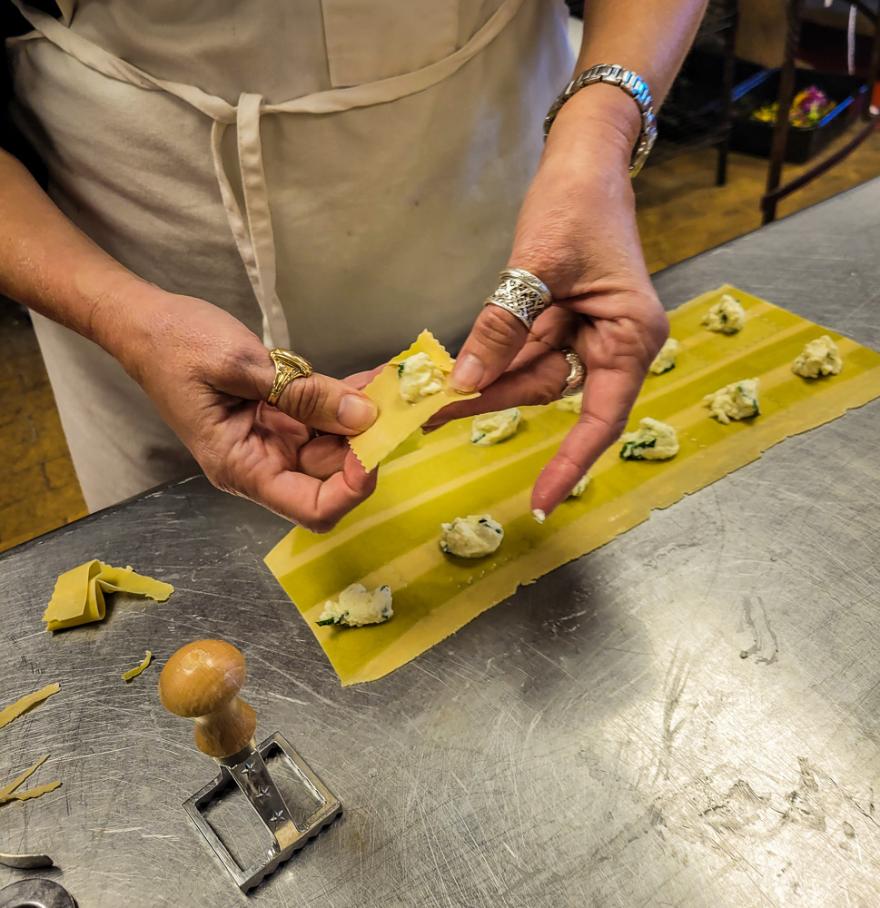 workshop making ravioli